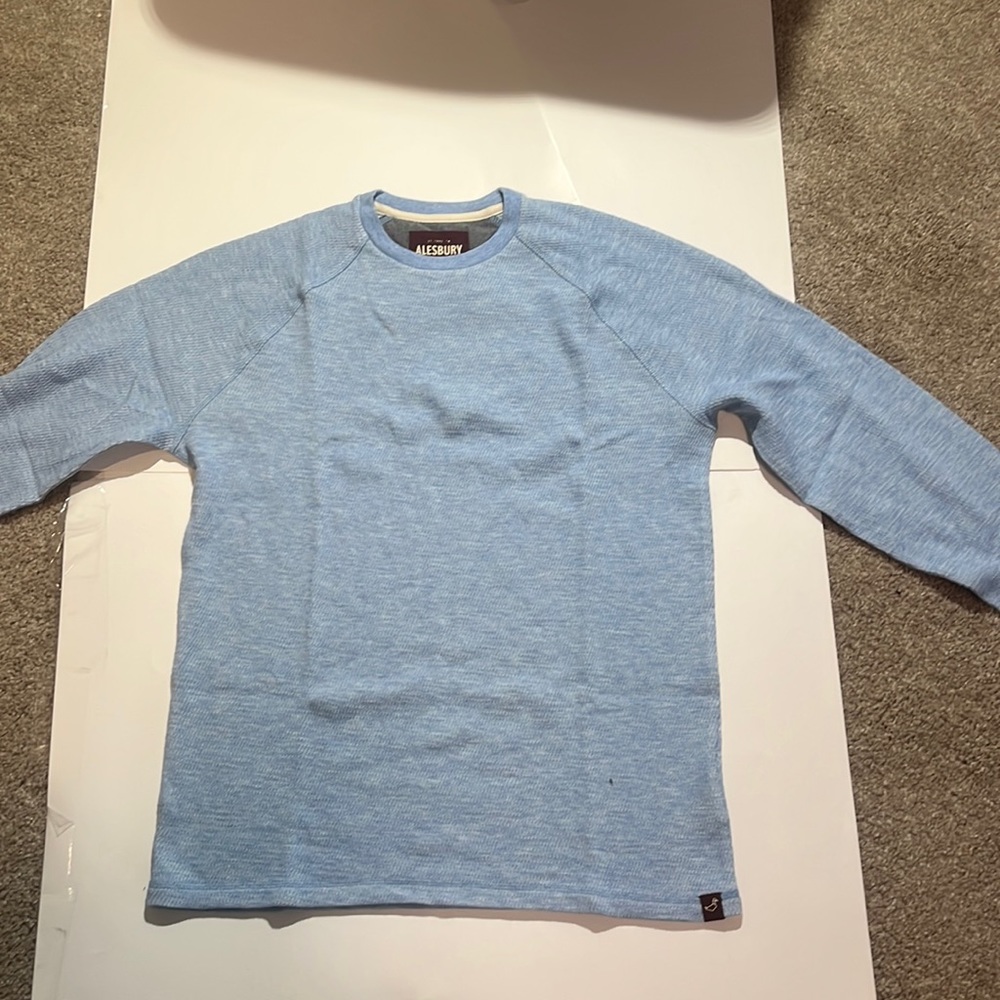 Men’s Medium Blue Alesbury Pilsen Thermal Crew